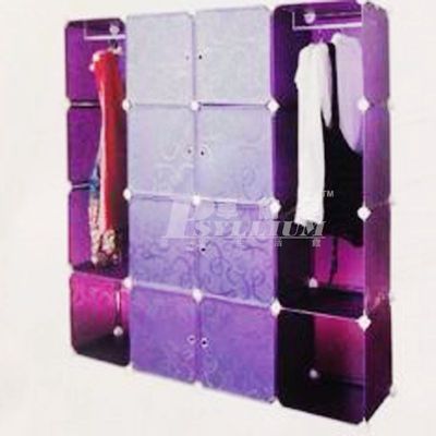 DIY自由組合柜 膜魔片塑料衣柜引領(lǐng)收納新潮流，義烏市車(chē)前草日用品專(zhuān)注批發(fā)